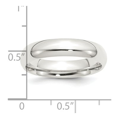 Sterling Silver 5mm Comfort-Fit Wedding Band – view 5