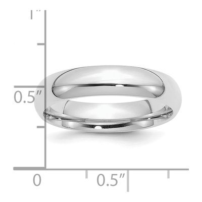 Sterling Silver 5mm Comfort-Fit Wedding Band – view 5