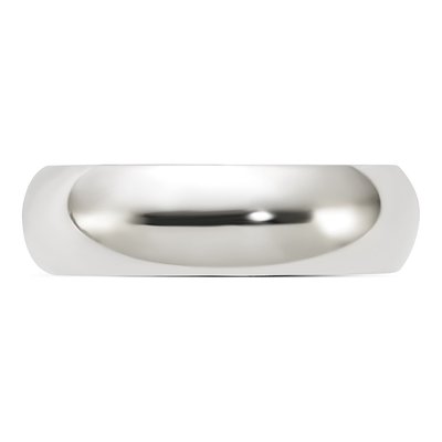 Sterling Silver 6mm Comfort-Fit Wedding Band – view 4