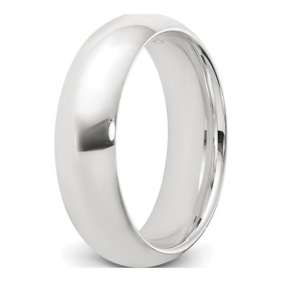 Sterling Silver 6mm Comfort-Fit Wedding Band – view 7