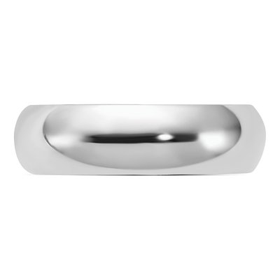 Sterling Silver 6mm Comfort-Fit Wedding Band – view 4