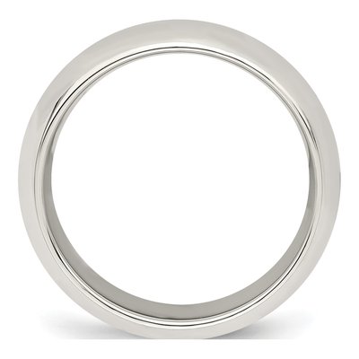 Sterling Silver 7mm Comfort-Fit Wedding Band – view 3