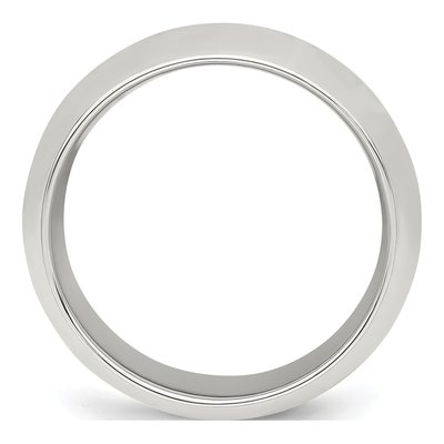 Sterling Silver 8mm Comfort-Fit Wedding Band – view 3