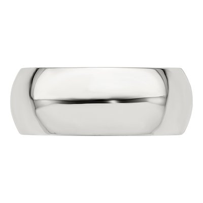 Sterling Silver 8mm Comfort-Fit Wedding Band – view 5