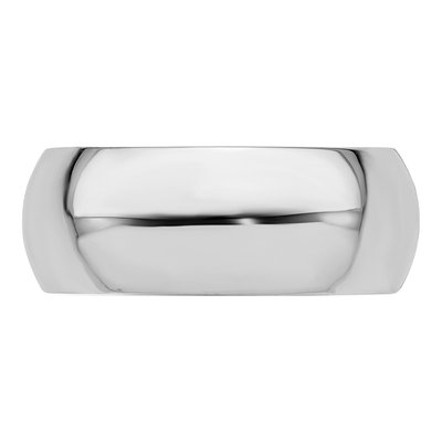 Sterling Silver 8mm Comfort-Fit Wedding Band – view 7