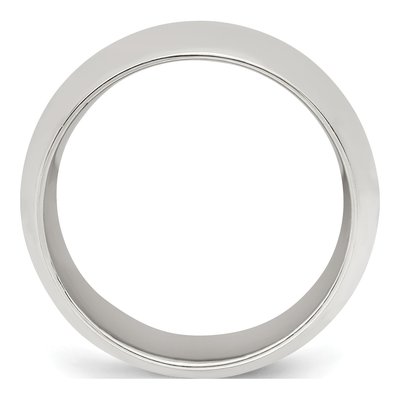 Sterling Silver 9mm Comfort-Fit Wedding Band – view 3