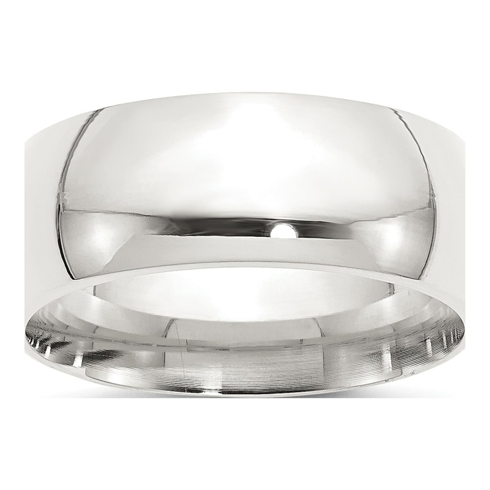 Sterling Silver 9mm Comfort-Fit Wedding Band