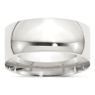 Sterling Silver 9mm Comfort-Fit Wedding Band
