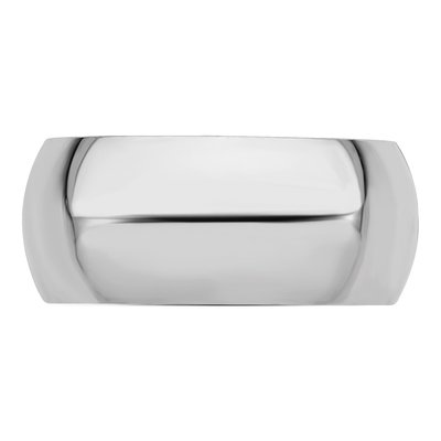 Sterling Silver 9mm Comfort-Fit Wedding Band – view 3
