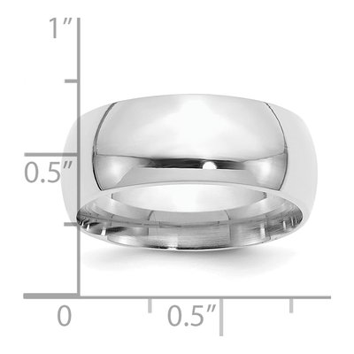 Sterling Silver 9mm Comfort-Fit Wedding Band – view 4