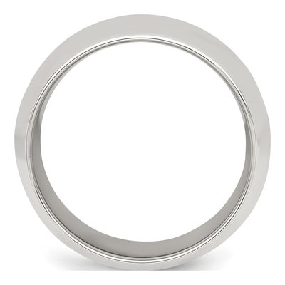 Sterling Silver 10mm Comfort-Fit Wedding Band – view 3
