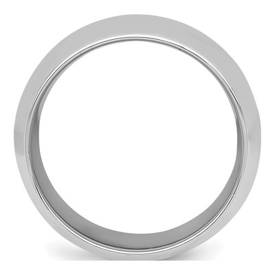 Sterling Silver 10mm Comfort-Fit Wedding Band – view 2