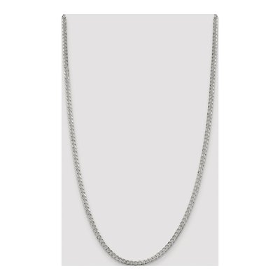 Sterling Silver 3.8mm Pave Curb Chain – view 4