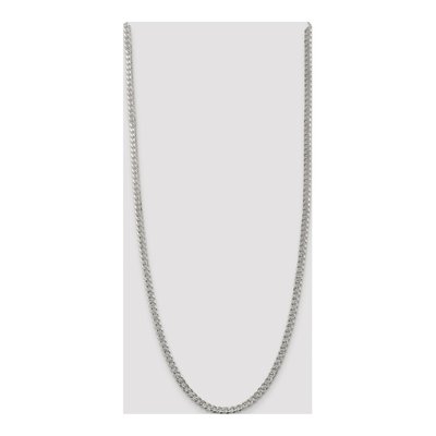 Sterling Silver 4.5mm Pave Curb Chain – view 4