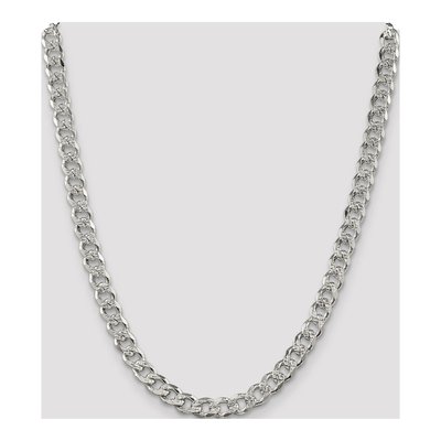 Sterling Silver 7.5mm Pave Curb Chain – view 4
