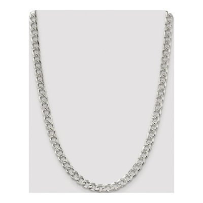 Sterling Silver 8.3mm Curb Chain – view 4