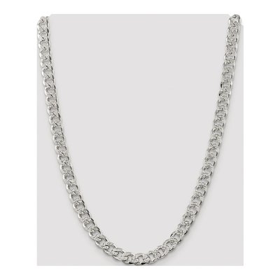 Sterling Silver 9.3mm Pave Curb Chain – view 4