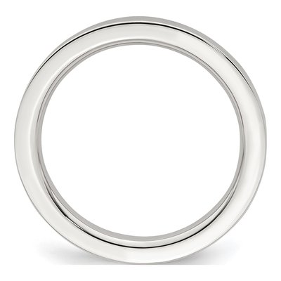 Sterling Silver 2mm Flat Comfort-Fit Wedding Band – view 3