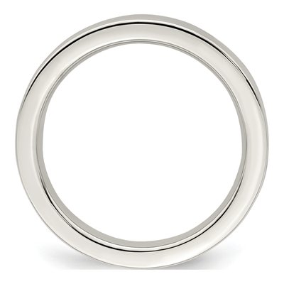 Sterling Silver 3mm Flat Comfort-Fit Wedding Band – view 3