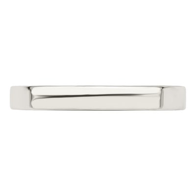 Sterling Silver 3mm Flat Comfort-Fit Wedding Band – view 5