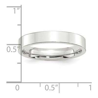 Sterling Silver 4mm Comfort-Fit Wedding Band – view 4