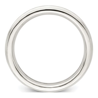 Sterling Silver 3mm Milgrain Comfort-Fit Wedding Band – view 3