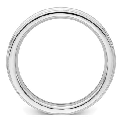 Sterling Silver 3mm Milgrain Comfort-Fit Wedding Band – view 2