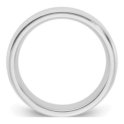 Sterling Silver 5mm Milgrain Comfort-Fit Wedding Band – view 3