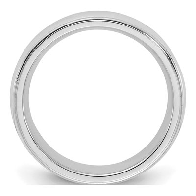Sterling Silver 5mm Milgrain Comfort-Fit Wedding Band – view 2
