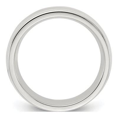 Sterling Silver 6mm Milgrain Comfort-Fit Wedding Band – view 3