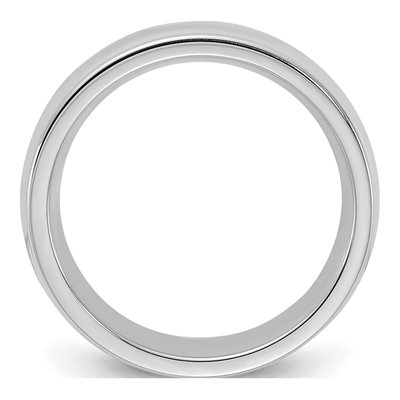 Sterling Silver 6mm Milgrain Comfort-Fit Wedding Band – view 2