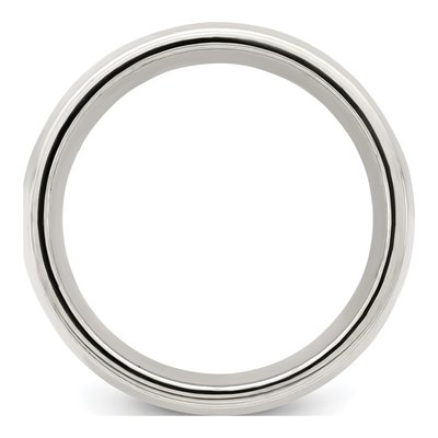 Sterling Silver 9mm Milgrain Comfort-Fit Wedding Band – view 3