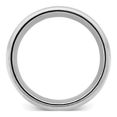 Sterling Silver 9mm Milgrain Comfort-Fit Wedding Band – view 2