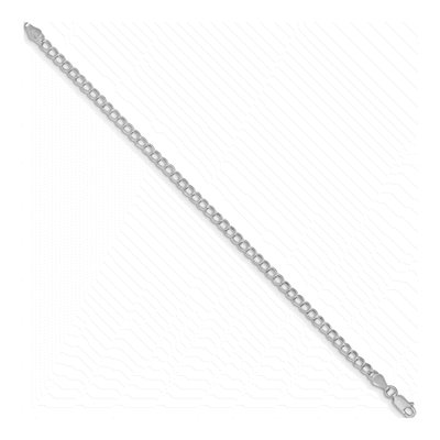Sterling Silver Double Link Charm Bracelet – view 3