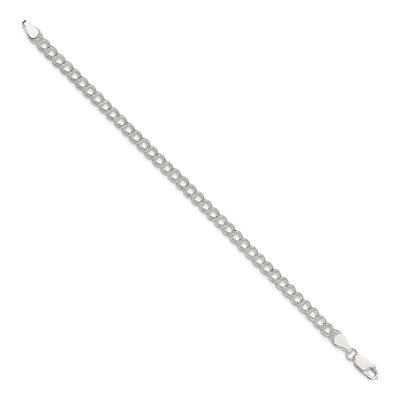 Sterling Silver Double Link Charm Bracelet – view 2