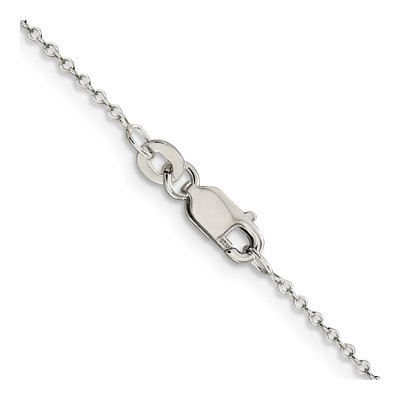 Sterling Silver 1mm Cable Chain – view 3