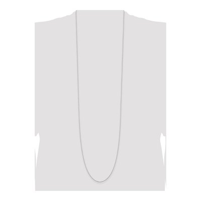 Sterling Silver 1.25mm Cable Chain – view 4