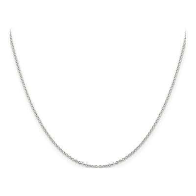 Sterling Silver 1.25mm Cable Chain – view 2