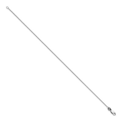 Sterling Silver 1.25mm Cable Chain Anklet – view 2