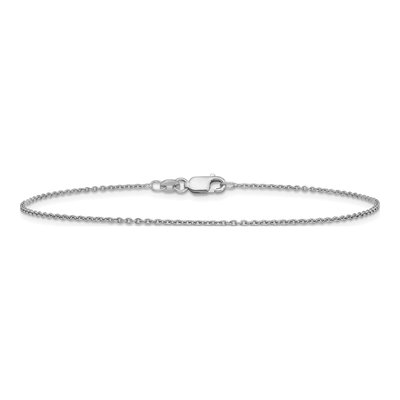 Sterling Silver 1.25mm Cable Chain Anklet – view 3
