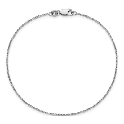 Sterling Silver 1.25mm Cable Chain Anklet – view 4