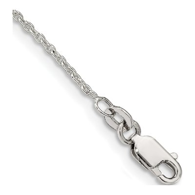 Sterling Silver 1.5mm Cable Chain Bracelet
