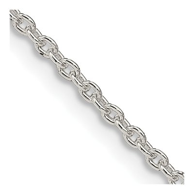 Sterling Silver 1.95mm Cable Chain