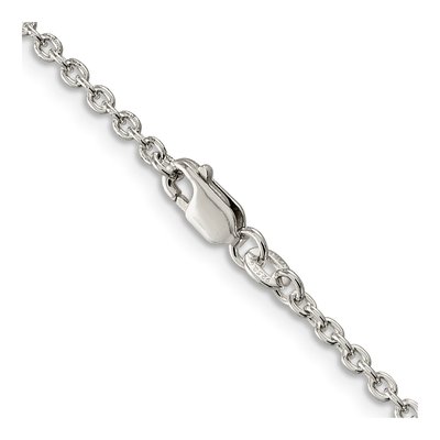 Sterling Silver 2.25mm Cable Chain – view 3