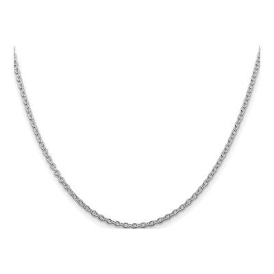 Sterling Silver 2.25mm Cable Chain – view 2