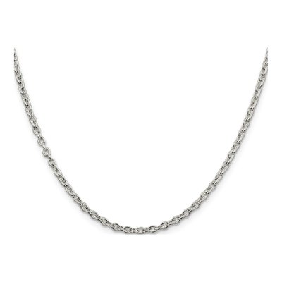 Sterling Silver 2.75mm Cable Chain – view 2