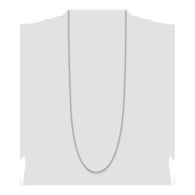 Sterling Silver 2.75mm Cable Chain – view 4