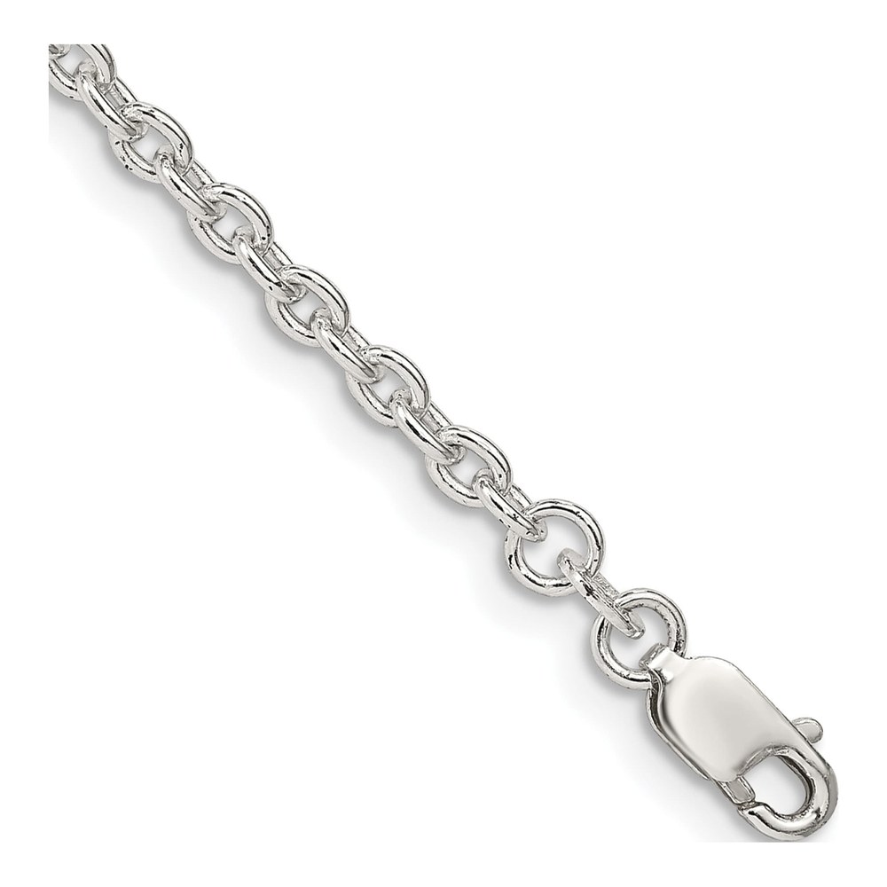 Sterling Silver 2.75mm Cable Chain Bracelet