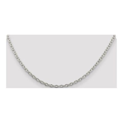 Sterling Silver 3.5mm Cable Chain Necklace – view 4