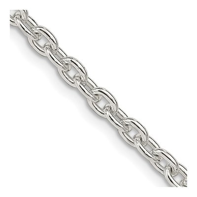 Sterling Silver 3.5mm Cable Chain